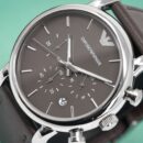 Emporio Armani Men's Luigi Chronograph Brown Watch - AR1734